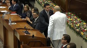 Crispiano Adames y José Gabriel Carrizo se reunieron para analizar situación país.