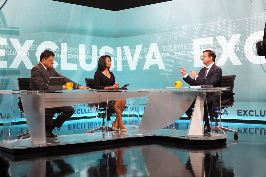 El contralor, Gerardo Solís, en su primera entrevista en vivo desde que asumió su cargo.