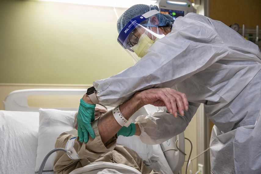 Estados Unidos: récord de hospitalizaciones por covid-19