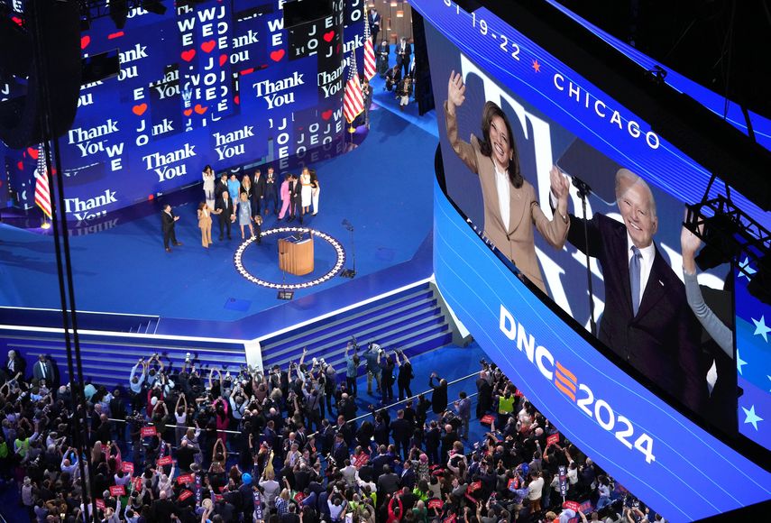 Barack Obama y su esposa