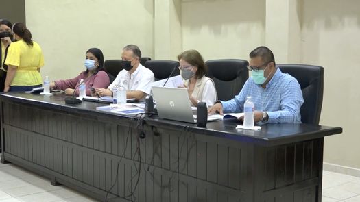 La coordinadora ejecutiva, Paulina Franceschi y miembros de la Comisión de Alto Nivel del Pacto del Bicentenario, desarrollaron el primer acercamiento con las autoridades locales de la provincia de Chiriquí.