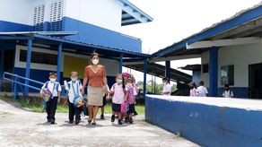 Estudiantes concluyen el primer trimestre del año escolar 2022