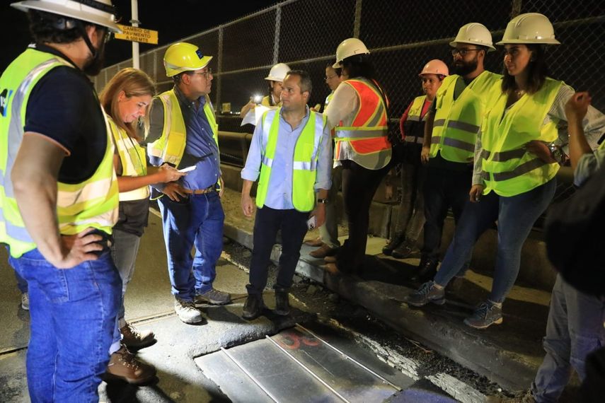 Nueva administración del MOP realiza inspección en el Puente de Las Américas
