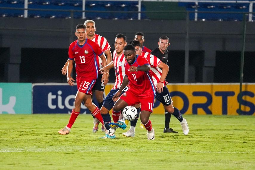 Selección de Panamá Sub-23 cayó ante su similar de Paraguay