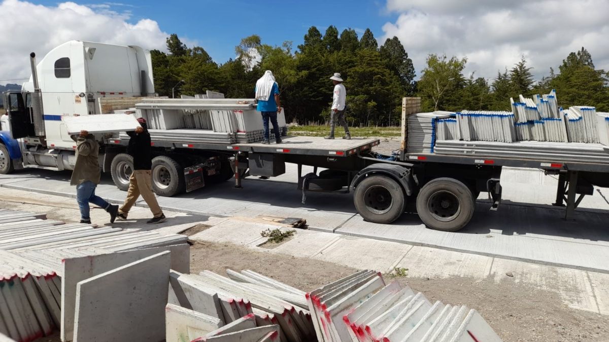 Tierras Altas: Llegan las primeras casas para damnificados