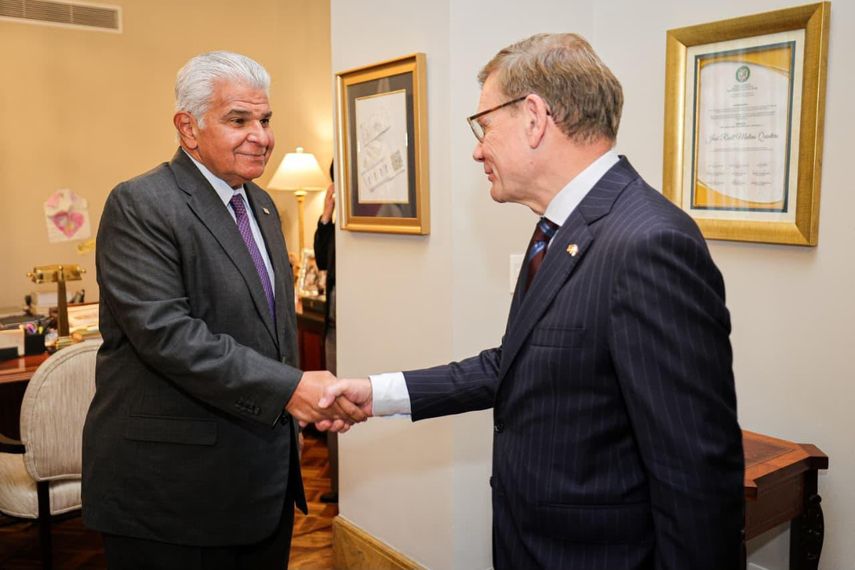 El presidente José Raúl Mulino recibió en el Palacio de las Garzas al ministro federal de Relaciones Exteriores de Alemania, Johann Wadephul. El presidente José Raúl Mulino recibió en el Palacio de las Garzas al ministro federal de Relaciones Exteriores de Alemania, Johann Wadephul.
