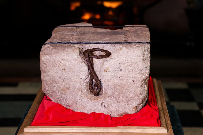 Carlos III Piedra del Destino, símbolo de la coronación Carlos III Piedra del Destino, símbolo de la coronación