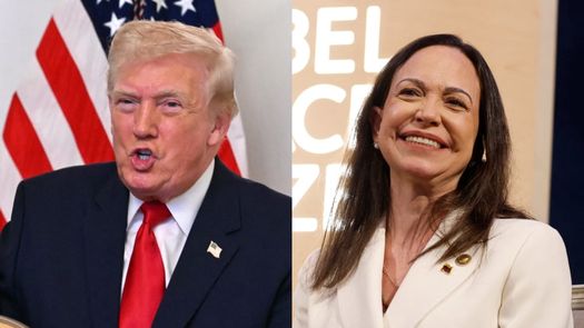 El presidente Donald Trump involucraría a Machado en la transición de venezuela. El presidente Donald Trump involucraría a Machado en la transición de venezuela.