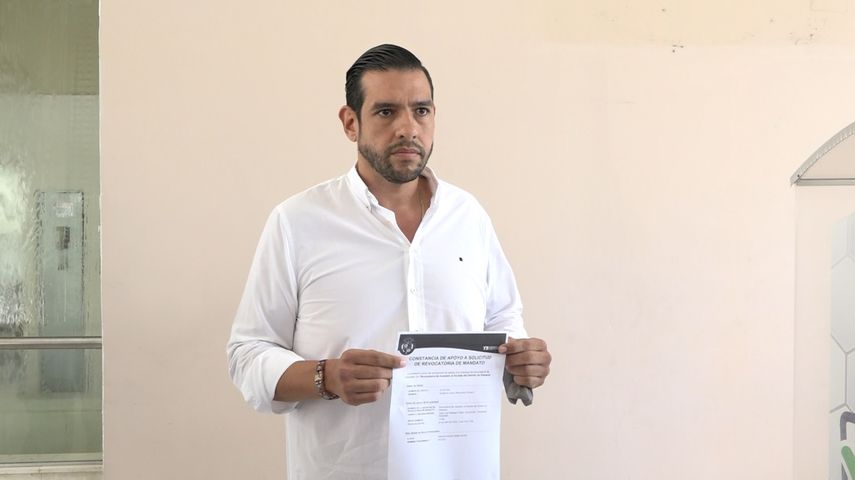 Revocatoria de mandato: alcalde de Don Bosco firma petición