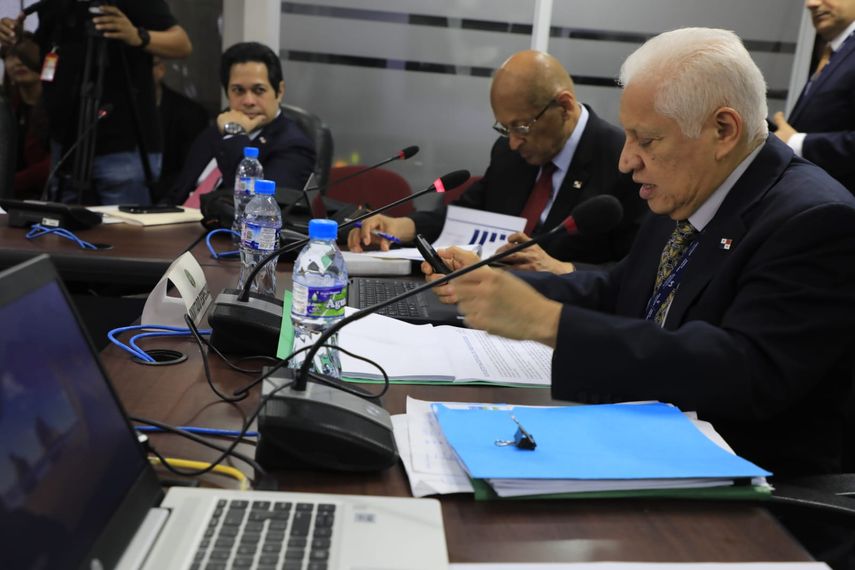 El ministro de Economía y Finanzas (MEF), Héctor Alexander, presentó ante la Comisión de Presupuesto de la Asamblea Nacional, el proyecto de Presupuesto General del Estado para la vigencia fiscal 2024. El ministro de Economía y Finanzas (MEF), Héctor Alexander, presentó ante la Comisión de Presupuesto de la Asamblea Nacional, el proyecto de Presupuesto General del Estado para la vigencia fiscal 2024.