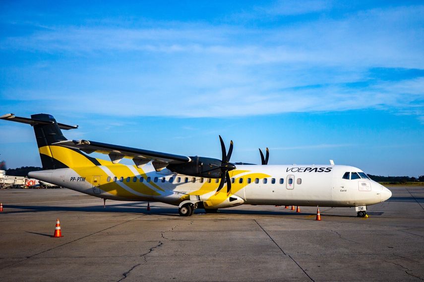 Aeronave de la compañía de Brasil Voepass Aeronave de la compañía de Brasil Voepass