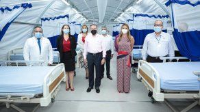 Gobierno recibe hospital de campaña donado por Embajada de Canadá