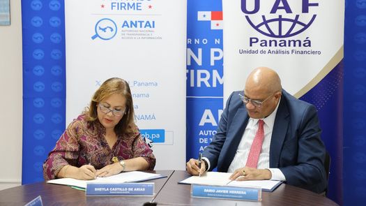 Acuerdo fue firmado entre la directora de la Antai y el director de la UAF. Acuerdo fue firmado entre la directora de la Antai y el director de la UAF.