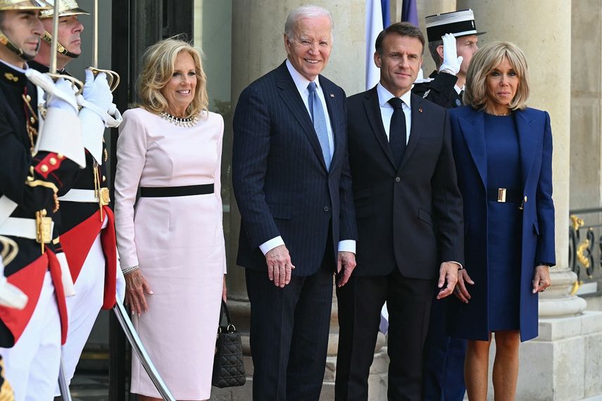 Macron recibe con pompa a Biden en el arranque de su visita de Estado a Francia