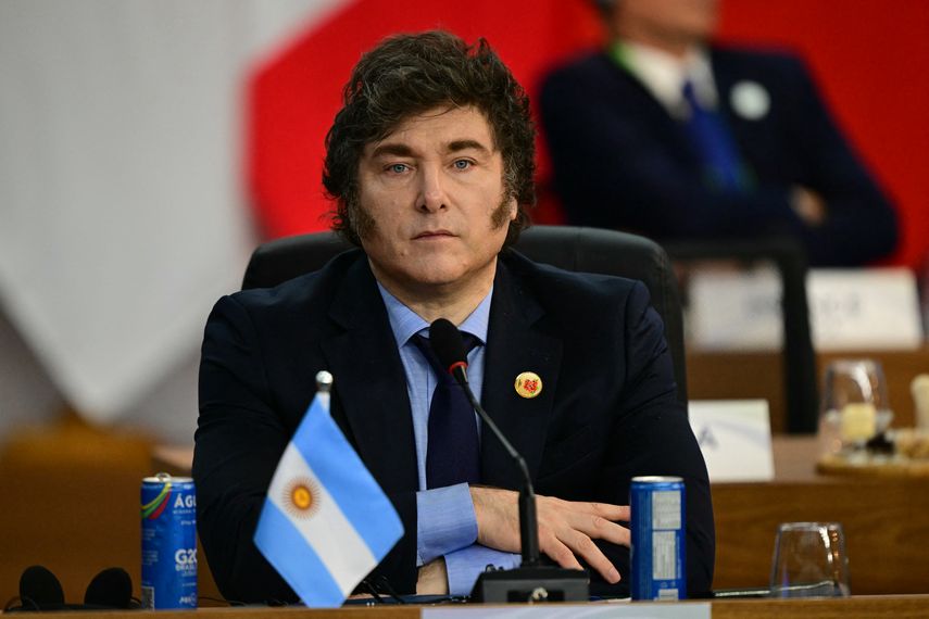 El presidente de Argentina, Javier Milei. El presidente de Argentina, Javier Milei.