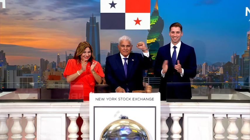 Mulino hizo sonar la campana de la Bolsa de Valores de Nueva York