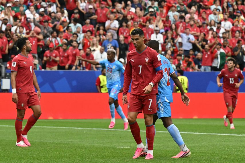 Los Leopardos del Congo le arrancaron un 1-1 a la poderosa y millonaria Portugal de Cristiano Ronaldo