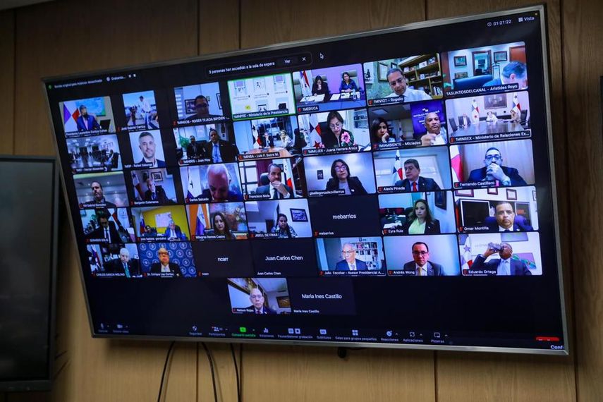 La sesión del Consejo de Gabinete en que se presentó la candidatura de Panamá se realizó de manera virtual. La sesión del Consejo de Gabinete en que se presentó la candidatura de Panamá se realizó de manera virtual.