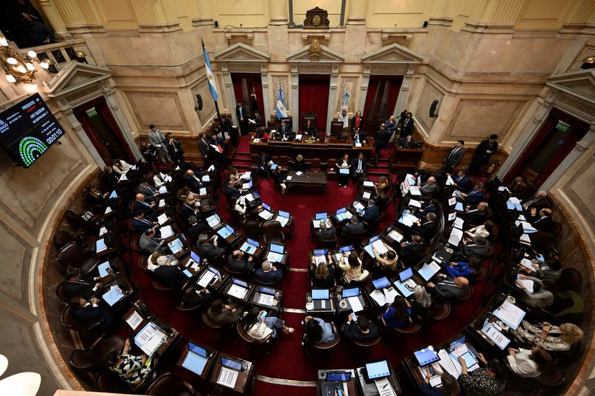Se espera que la Cámara de Diputados de Argentina debata la reforma laboral. AFP