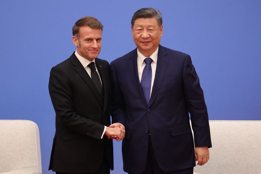 Macron pide a China sumarse a esfuerzos para la paz en Ucrania