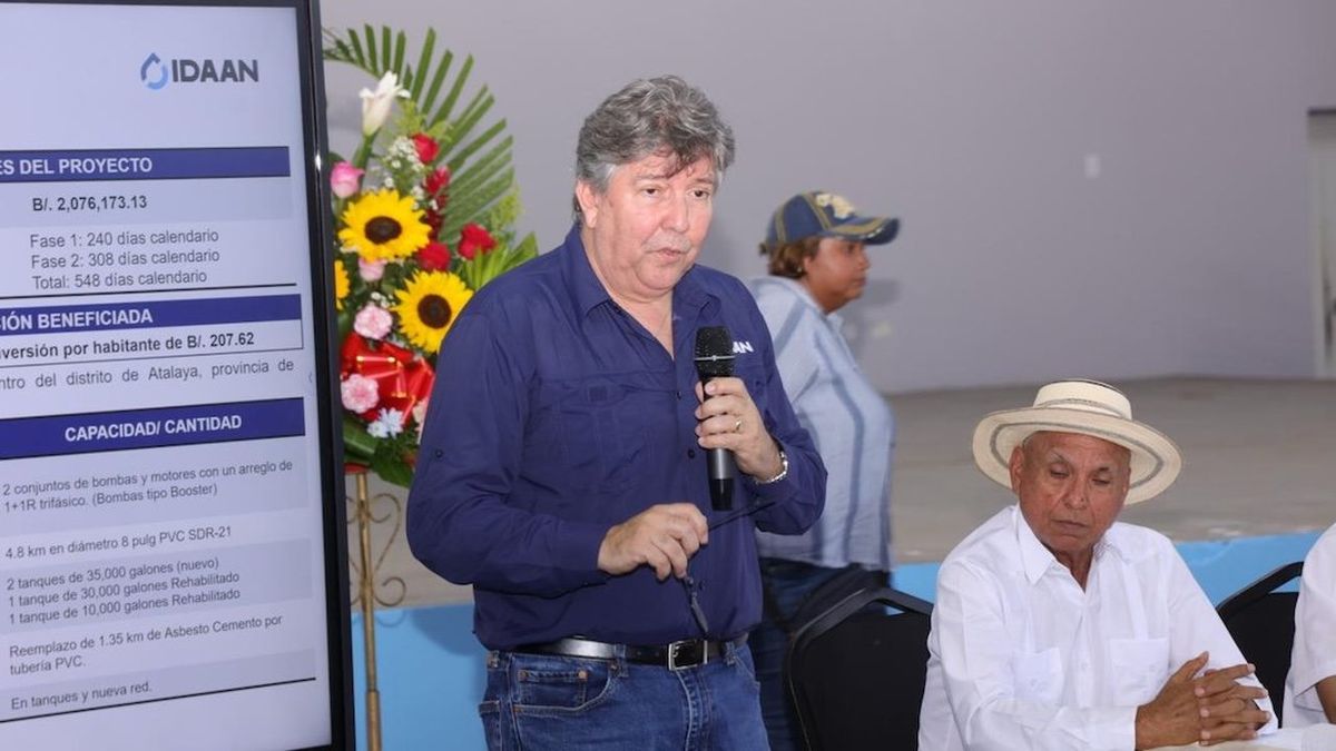 Luis Santanach, renunció al cargo de subdirector del Idaan.