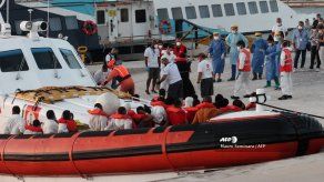 La isla italiana de Lampedusa