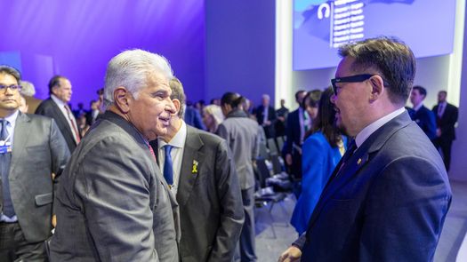 El presidente Mulino conversó con varios gobiernos en buisca de inversión. El presidente Mulino conversó con varios gobiernos en buisca de inversión.