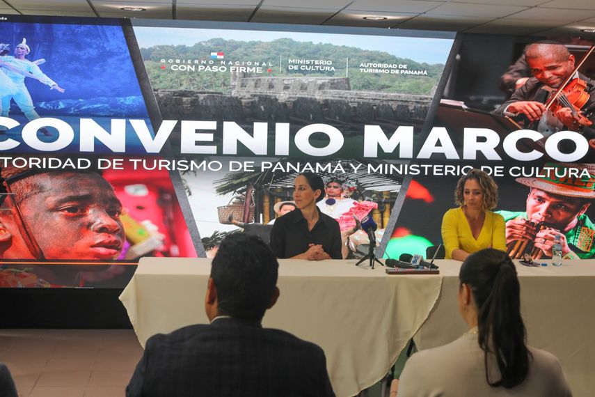 El convenio fue firmado entre la ministra de Cultura, María Eugenia Herrera y la administradora de la ATP, Gloria De León. El convenio fue firmado entre la ministra de Cultura, María Eugenia Herrera y la administradora de la ATP, Gloria De León.