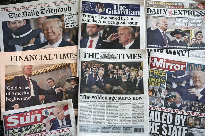 Segundo día de Trump tras una avalancha de decretos presidenciales