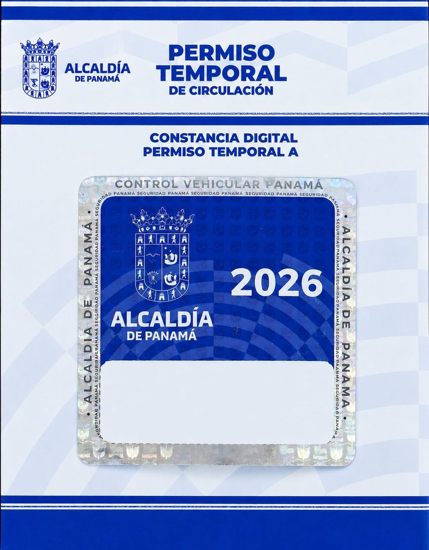 La Alcaldía de Panamá puso en marcha el nuevo sistema de Permiso Temporal de Circulación