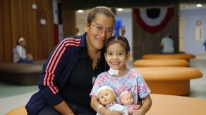 Primera niña operada a corazón abierto en la Ciudad de la Salud recibe el alta