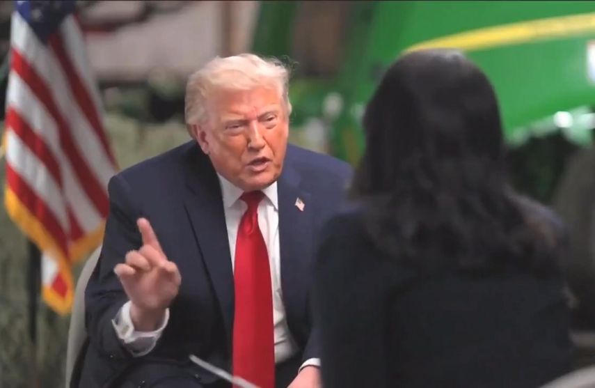 Donald Trump concedió una entrevista de casi una hora el viernes al programa Meet the Press.