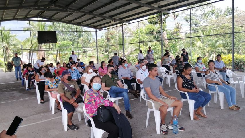 En los distritos de Tolé