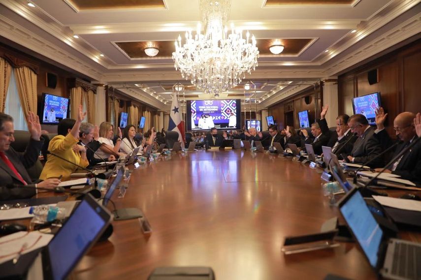 La aprobación de la presentación del presupuesto por el presidente Nito Cortizo, se dio en medio del Consejo de Gabinete de este jueves 27 de julio. La aprobación de la presentación del presupuesto por el presidente Nito Cortizo, se dio en medio del Consejo de Gabinete de este jueves 27 de julio.