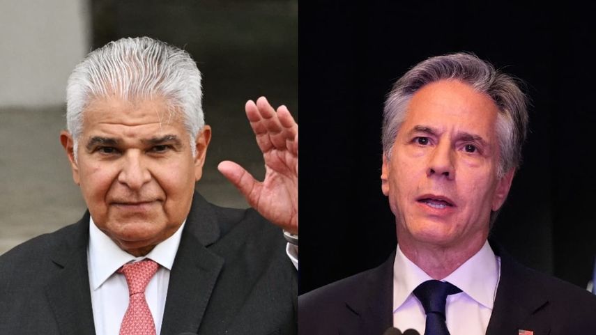 José Raúl Mulino y Blinken acuerdan cooperar en migración, economía y criminalidad