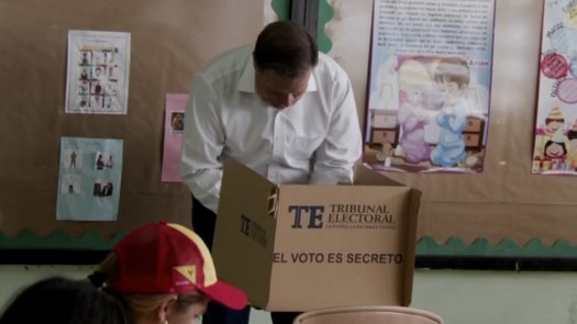Presidente Varela ejerció su voto en Pesé