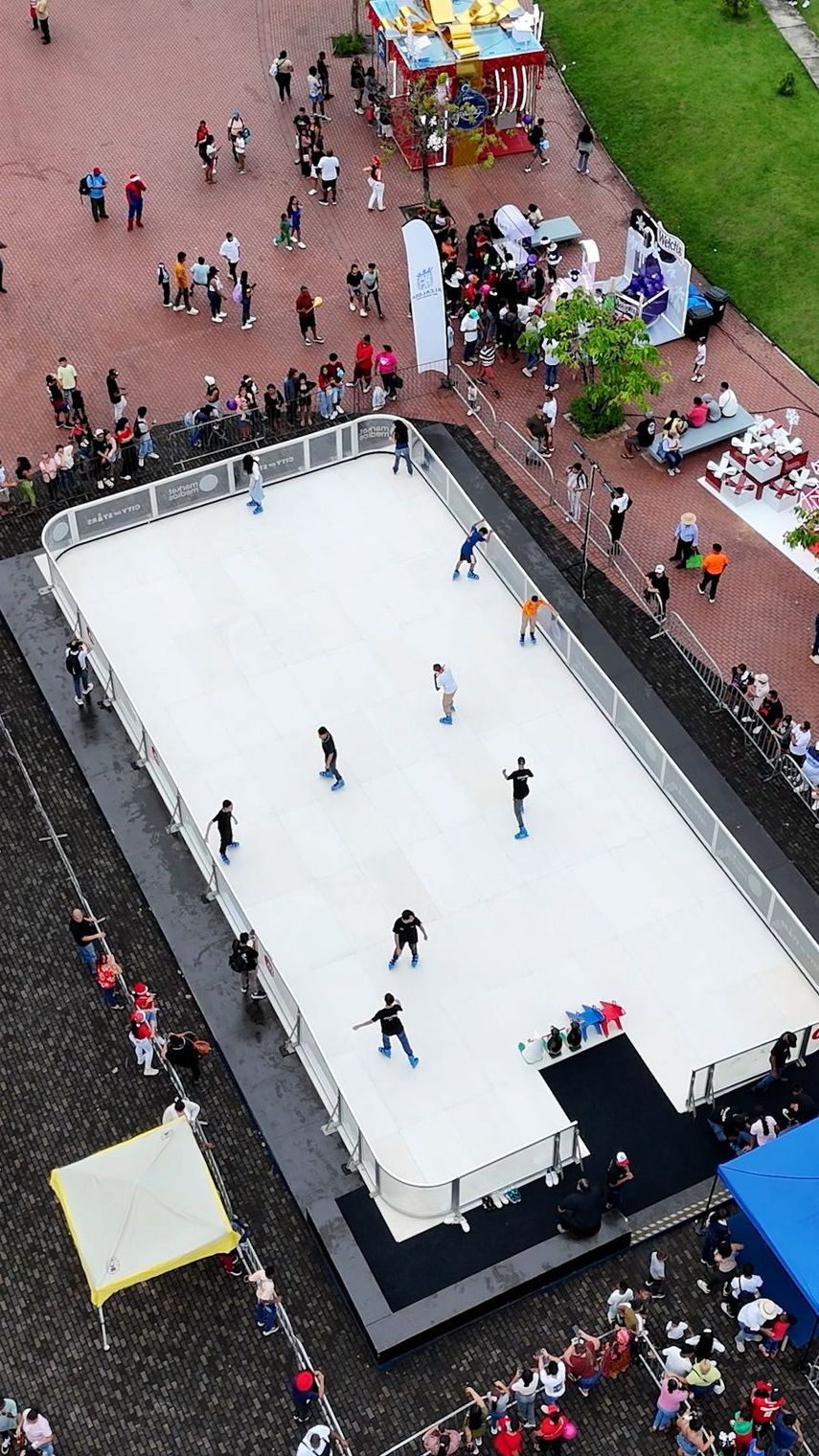 La Alcaldía de Panamá anunció la puesta en marcha de un nuevo sistema digital de registro mediante código QR para acceder a la pista de patinaje ubicada en el Mirador Pacífico de la Cinta Costera
