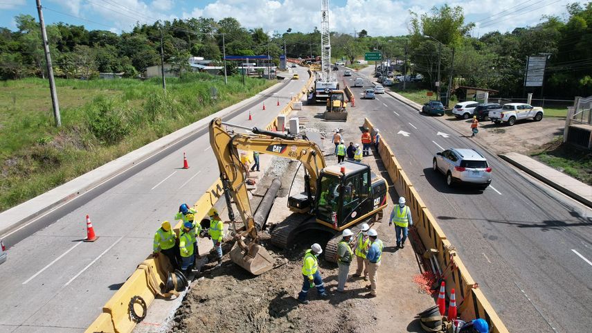 Reducción de carriles en la autopista Panamá-La Chorrera