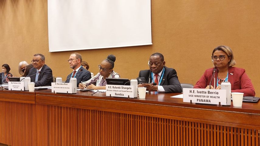 Panamá participa en la mesa de financiamiento de la OMS