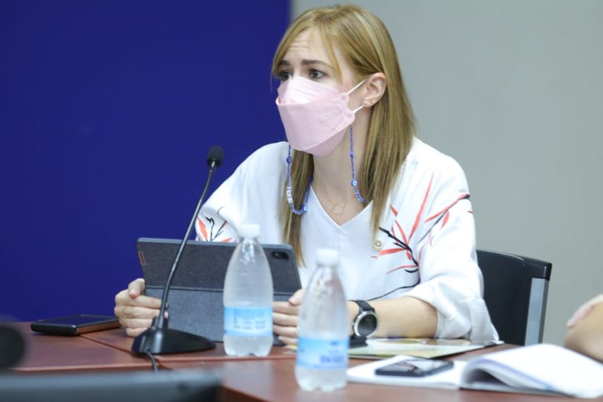 La viceministra de Salud (Minsa) Ivette Berrío se reunió con Marcela Galindo, presidenta de la Cámara de Comercio Industria y Agricultura de Panamá (CCIAP) y su equipo de trabajo.