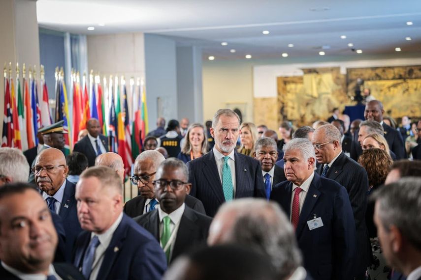 El presidente de la República, José Raúl Mulino, participó este martes en la apertura del Debate General del 80° período de sesiones de la Asamblea General de las Naciones Unidas (ONU), cuyo lema este año es “Mejor juntos: 80 años y más por la paz, el desarrollo y los derechos humanos”. El presidente de la República, José Raúl Mulino, participó este martes en la apertura del Debate General del 80° período de sesiones de la Asamblea General de las Naciones Unidas (ONU), cuyo lema este año es “Mejor juntos: 80 años y más por la paz, el desarrollo y los derechos humanos”.