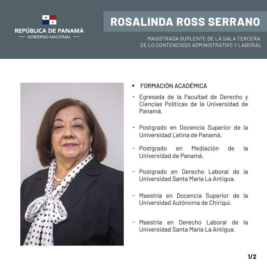 Rosalinda Ross, nueva magistrada suplente de Sala Tercera de lo Contencioso Administrativo