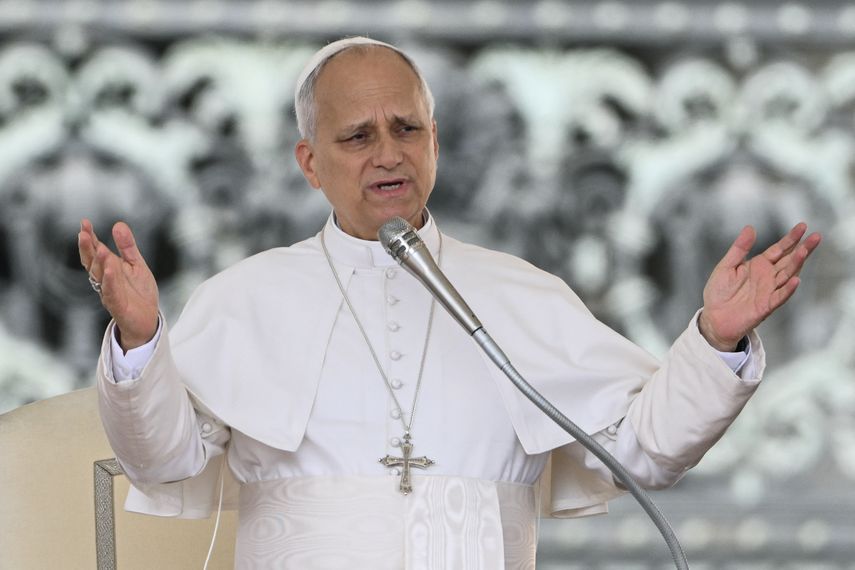El papa León XIV denuncia el desplazamiento forzado de los gazatíes