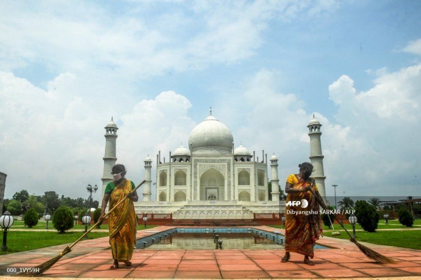 El Taj Mahal reabrirá sus puertas a pesar del brote de coronavirus