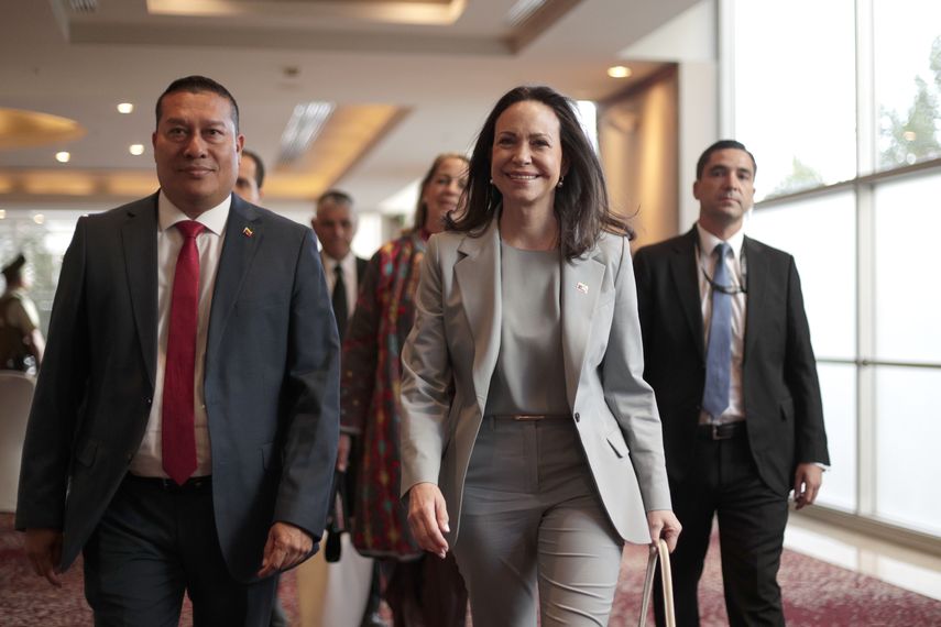 La líder de la oposición venezolana