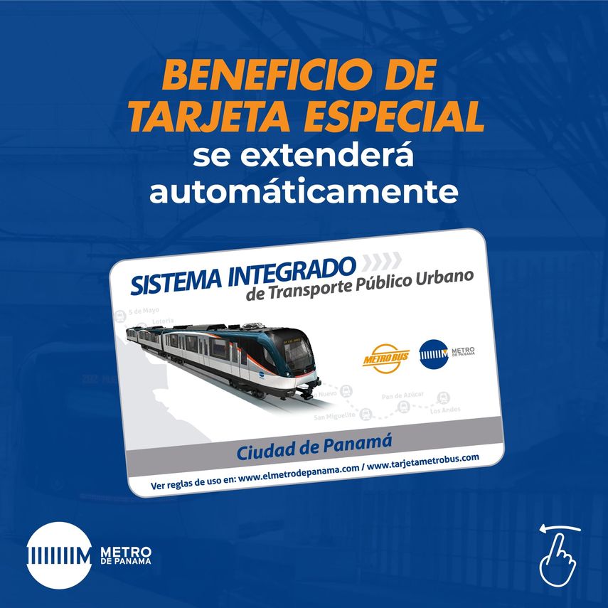 Metro de Panam&aacute; advierte que el uso indebido de estas tarjetas ser&aacute; sancionado de acuerdo con el reglamento del viajero.