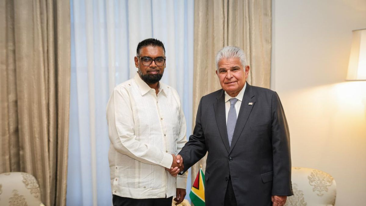 El presidente Mulino recibió visita de su homólogo de Guyana. El presidente Mulino recibió visita de su homólogo de Guyana.