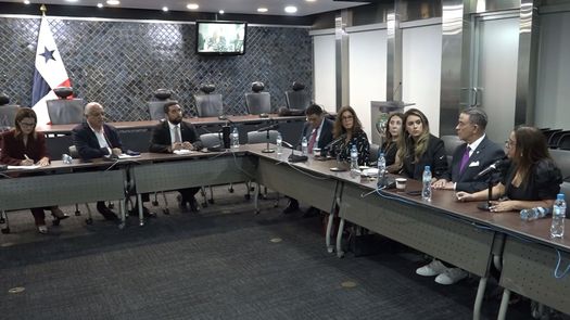 Representantes de los gremios periodísticos estuvieron en la Asamblea Nacional.