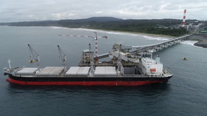 AMP y Aduanas supervisan el desembarco del BBC WESER en puerto de la mina