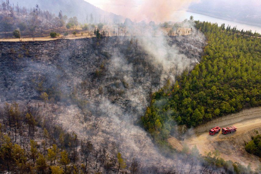 Turquía sufrió 133 incendios en lo que va del año 2021.